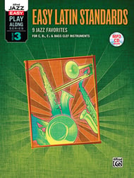 Alfred Jazz Easy Play Along #3 Easy Latin Standards BK/CD cover Thumbnail